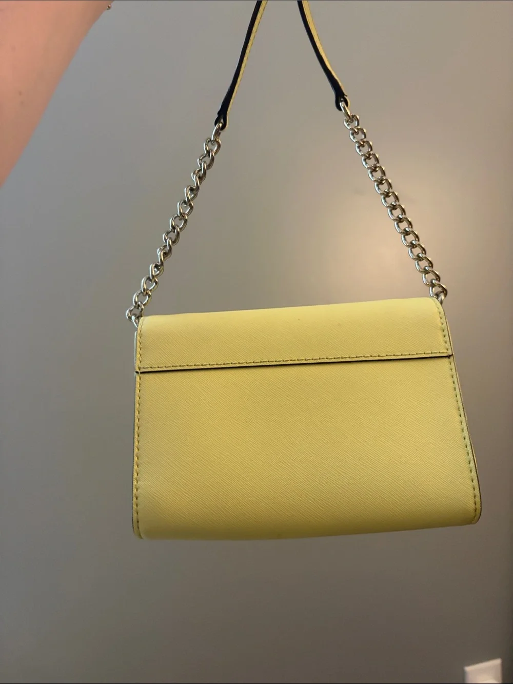 kate spade Lemon Yellow Small Flap Crossbody